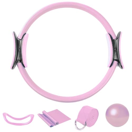 Pilates Set Für Zuhause Better Me, Pilates Ring Set, 5 Teilige Pilates Essentials Kit, Pilates Kreis Ring Für Beine Arme Und Oberschenkel Gewichtsverlust von CGACCSD