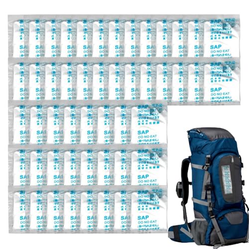 Urin Absorbierendes Pulver, 50 Stück Tragbares Toilettenpulver, Kot-Urin-Pulver, Absorber Urin Campingtoilette, Desodorierungs-Geliergerät Für Flüssige Abfälle Für Camping, Angeln, Reisen, Wandern von CGACCSD