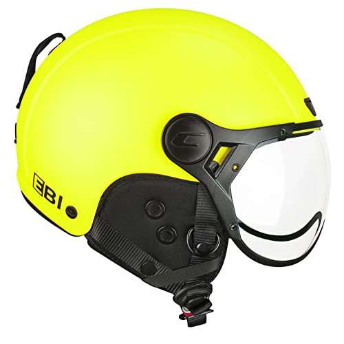 CGM Unisex – Erwachsene EBI skihelm, Neongelb matt, XXL (61cm) von CGM