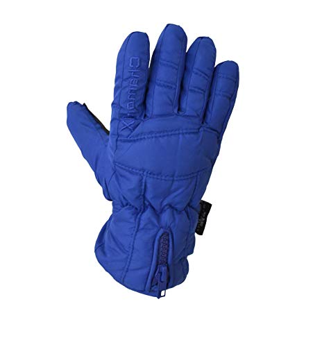 Ski Handschuhe Für Kinder Winter Thermische Warme Schnee Handschuhe für Jungen Mädchen, Wasserdicht Winddicht Anti Rutsch Skating Skifahren Snowboard (164/176, blau) von CHAMONIX