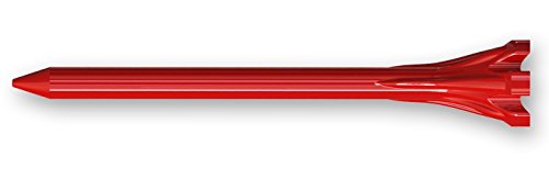 Champ Golf Fly Tee 30er-Pack – Rot, 70 mm von CHAMP