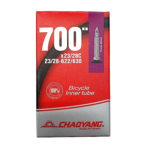 CHAOYANG Unisex-Adult 6938112698737 Inner Tube 700x38-45 Antipuncture America Valve 48mm, Schwarz, Standard von CHAOYANG