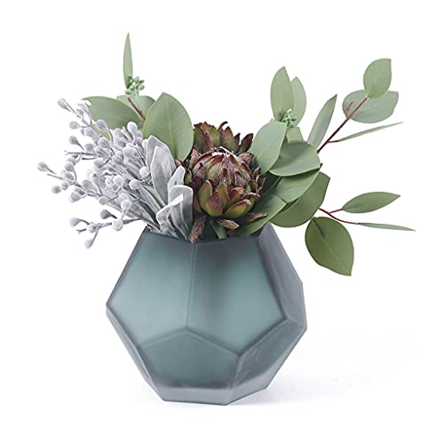 CHCWR Künstliche Blumen in Vase Plastikpflanzen mit Topf, Home Shops Hotel Dekorationstisch Herzstück Office Hochzeitsfeier Dekoration (Farbe: Grün) von CHCWR
