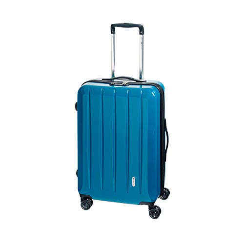 CHECK.IN London 2.0-4-Rollen-Trolley 67 cm blau von Check in