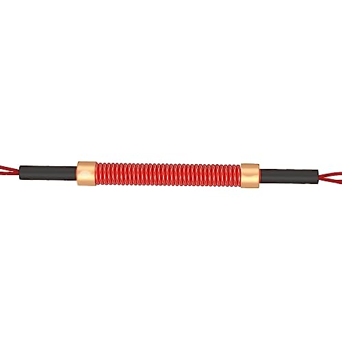 Power Twister, 80-130kg Biegehantel, Spring Armtrainer, Heavy Duty Expander, für Mann Arm und Unterarm, Bizeps und Brust Krafttraining ( Color : Red , Size : 120kg ) von CHEKZ