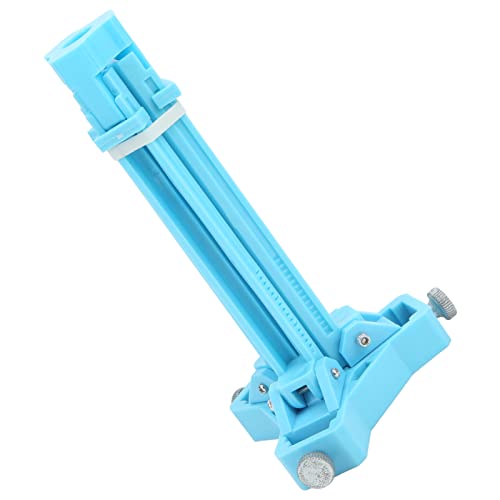 CHICIRIS 3D Pfeil Befiederung Jig Bogenschießen Befiederung Jig Befiederung Jig, Einstellbare Klare Skala Tragbare Pfeil Befiederung Bonding Tool Bogenschießen Befiederung Jig für 3,610 (Blau) von CHICIRIS