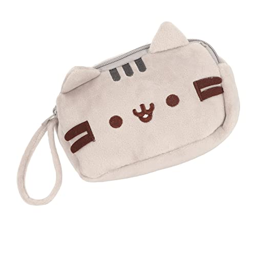 Katzen-Federmäppchen, Niedliche, Stilvolle, Tragbare Griff-Kätzchen-Kulturtasche aus Segeltuch für die Schule von CHICIRIS