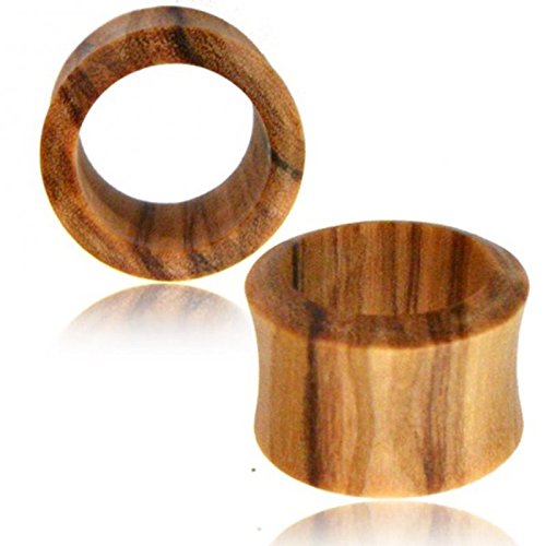 CHICNET OlivenFlesh Tunnel Holz hell Braune Maserung Expander Plug Tribal konvex 20 mm CHICNET OlivenFlesh Tunnel Holz hell Braune Maserung Expander Plug Tribal konvex 20 mm von CHICNET