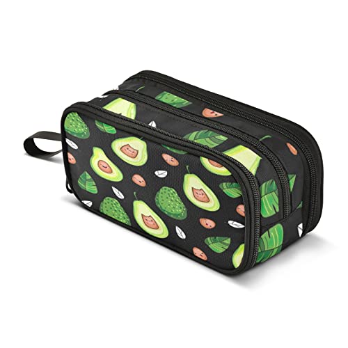 CHIFIGNO Federmäppchen mit großem Fassungsvermögen, lustige Avocado-Früchte, Reißverschluss, Federmäppchen, Beutel, Halter, Kosmetiktasche, Reisetaschen für Mädchen, Jungen, Büro CHIFIGNO Federmäppchen mit großem Fassungsvermögen, lustige Avocado-Früchte, Reißverschluss, Federmäppchen, Beutel, Halter, Kosmetiktasche, Reisetaschen für Mädchen, Jungen, Büro von CHIFIGNO