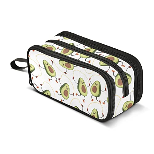 CHIFIGNO Lustiges Avocado-Federmäppchen mit hoher Kapazität für Mädchen, Jungen, Kinder, Schulbedarf, Zubehör, Reißverschlusstasche, Büro-Organizer, Reise-Make-up-Tasche für Frauen und Erwachsene CHIFIGNO Lustiges Avocado-Federmäppchen mit hoher Kapazität für Mädchen, Jungen, Kinder, Schulbedarf, Zubehör, Reißverschlusstasche, Büro-Organizer, Reise-Make-up-Tasche für Frauen und Erwachsene von CHIFIGNO