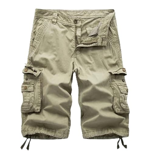 CHJING Laufhose Herren kurz Männer Sommershorts Lässige Multi -Pocket -fracht -Plus -größe Shorts-ich-30 von CHJING