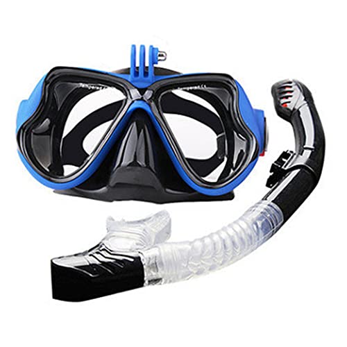 CHOSMO Taucherbrille mit Schnorchel Kinder/Erwachsene Taucherbrille Anti-Fog Trocken Schnorchel Anti-Leck Tauchmaske Dry Schnorchel Schnorcheln Set für Tauchen, Schnorcheln und Schwimmen Tauchset von CHOSMO