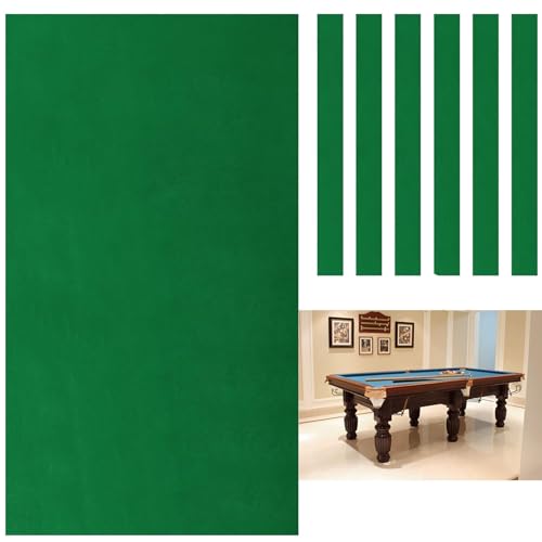 CHSUFBTY 7ft/8ft Billardtischdecke Hochleistungs-Billardtisch-Filz-Wollmischung-Kissen (Color : Green, Size : 8.7ft) von CHSUFBTY