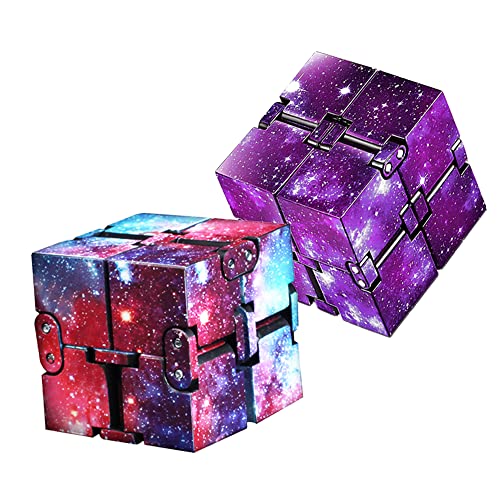 2 Stück Infinity Fidget Cube，Unendlichkeits Würfel，für Stress und Angst Linderung Entspannende. von CHUANGOU