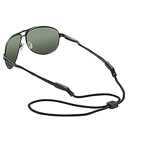 Chums Ranchero 3 mm Seil Brillenhalter - Leichte Nylon Verstellbare Unisex Sonnenbrille Schnur (Schwarz) von CHUMS