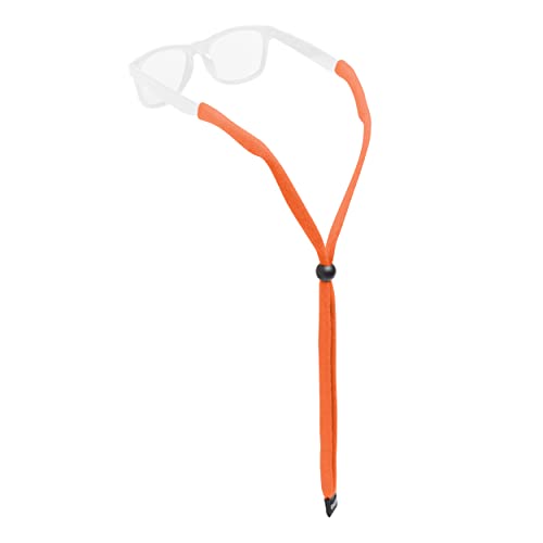 Chums Original Cotton Retainer – Unisex Brillenhalter für Sonnenbrillen und Brillen – verstellbare Passform, waschbar (Standard-End, Orange), Einheitsgröße 12115117 von CHUMS