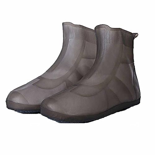 CHUYIX Silikon Überschuhe 1 Paar Wiederverwendbare wasserdichte rutschfeste Schuhüberzieher Regenstiefel für Damen, Herren, Kinder Silikon Schuschuhüber wasserdichte Socken von CHUYIX