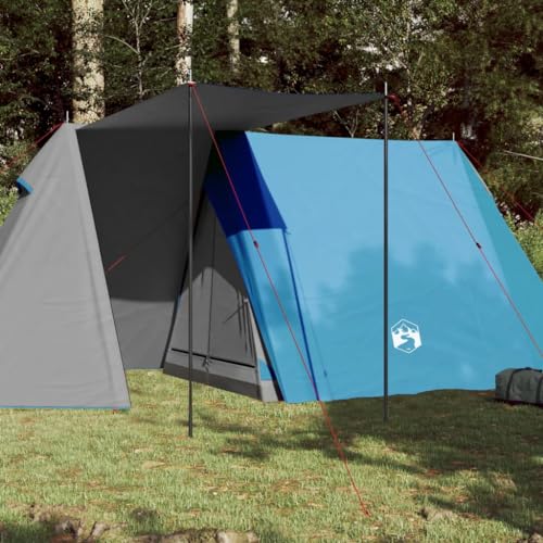 Campingzelt 3 Personen Blau 465x220x170 cm 185T TAFT, CIADAZ Caming Zelt, Camping Markise Zelt, Camping Tents, Camping-Zelt - 94366 von CIADAZ