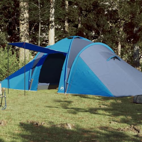 Campingzelt 6 Personen Blau 576x238x193 cm 185T TAFT, CIADAZ Caming Zelt, Camping Markise Zelt, Camping Tents, Camping-Zelt - 94344 von CIADAZ