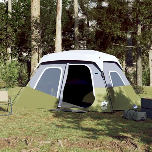 Campingzelt mit Hellgrün 344x282x212 cm, CIADAZ Caming Zelt, Camping Markise Zelt, Camping Tents, Camping-Zelt - 94307 von CIADAZ