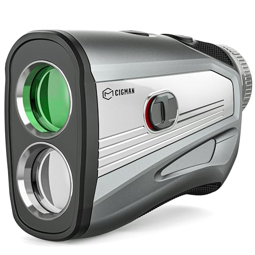 CIGMAN Laser Golf Entfernungsmesser, 1000 Yards 7X Golf Rangefinder mit Slope-USB Wiederaufladbar, Fünf Messmodi, Flaggenmastverriegelung, Entfernungsmesser mit Magnetfunktion, Golfzubehör von CIGMAN