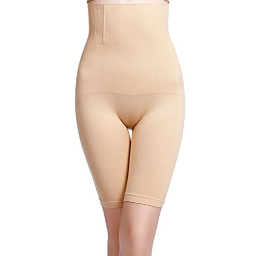 CIGOLD Butt Lifter Hose für Damen Plus Size High Taille Shaper Shorts Taille Trainer Butt Lifter Schlankheitskontrolle Höschen-Beige Shaper,6XL (120-140Kg) von CIGOLD