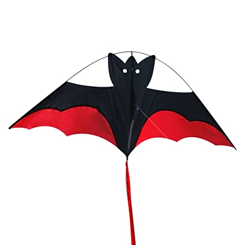CIM Fledermaus Drachen - Big Bat Vampire - Einleiner Drachen für Kinder ab 3 Jahren - 95 x 38cm - inklusiv Drachenschnur und langem Drachenschwanz von CIM