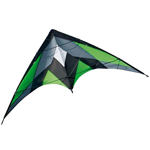 CIM Lenkdrachen - Katana Green Musthave - Kite für leichten bis kräftigen Wind - Abmessung: 170x90cm - inkl. Steuerleinen auf Rollen von CIM