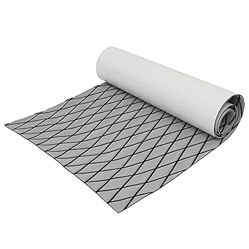 CKryzillix Boot Bodenbelag Eva Foam Selbstklebend 1900x700x6mm Selbstklebende Schaumyacht Synthetische Teakdeck-Deck-Faux-Teak-Boot-Deck-Matte-Terrassendierboot Eva Schaumbodenmatte for Boot(Red) von CKryzillix