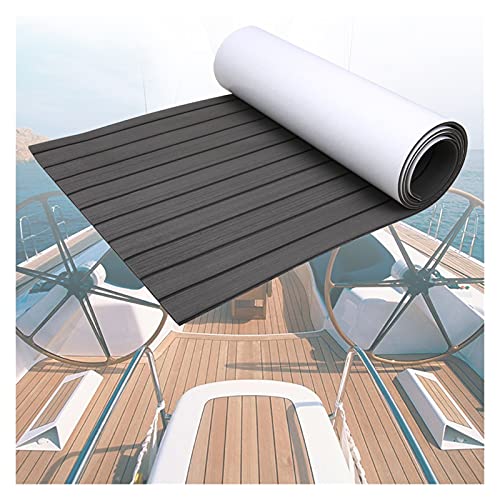 CKryzillix Boot Bodenbelag Eva Foam Selbstklebend Eva Schaum-Teakholz-Boden-Terrassendopf-Blatt Selbstklebende Boots-Terrassendobe-Sheet Marine Yacht Rv. Schwimmbad Bootsböden Nicht-Skid-Matten-Boot von CKryzillix