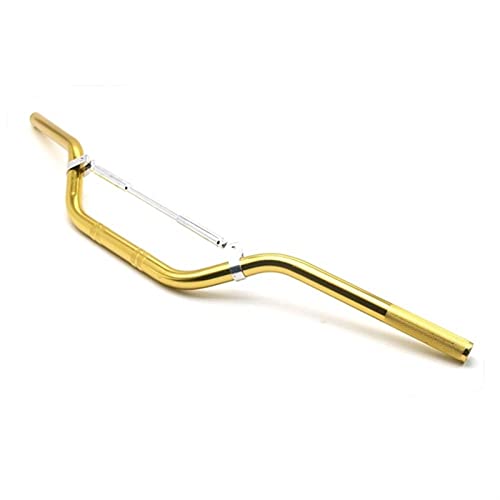 CKryzillix Motorrad Lenker, Motorradlenker Aluminiumlegierung 7/8 "22mm Motorrad-Lenker-Griff-Balken Motorrad für 50cc 70cc 110cc 125cc 140cc Dirt Pit Bike ATV Roller(Gold) von CKryzillix