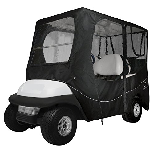 Classic Zubehör Fairway Golf Cart Deluxe Gehäuse, Unisex, schwarz von CLASSIC ACCESSORIES