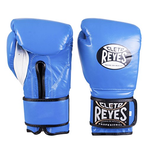 CLETO REYES Training ce614z Handschuh aus echtem Leder von Res, Unisex Erwachsene, Blau, 14 oz von CLETO REYES