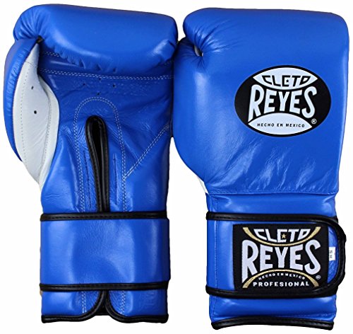 Cleto Reyes Boxhandschuhe - Sparring - Klettverschluss (blau, 14 oz) von CLETO REYES