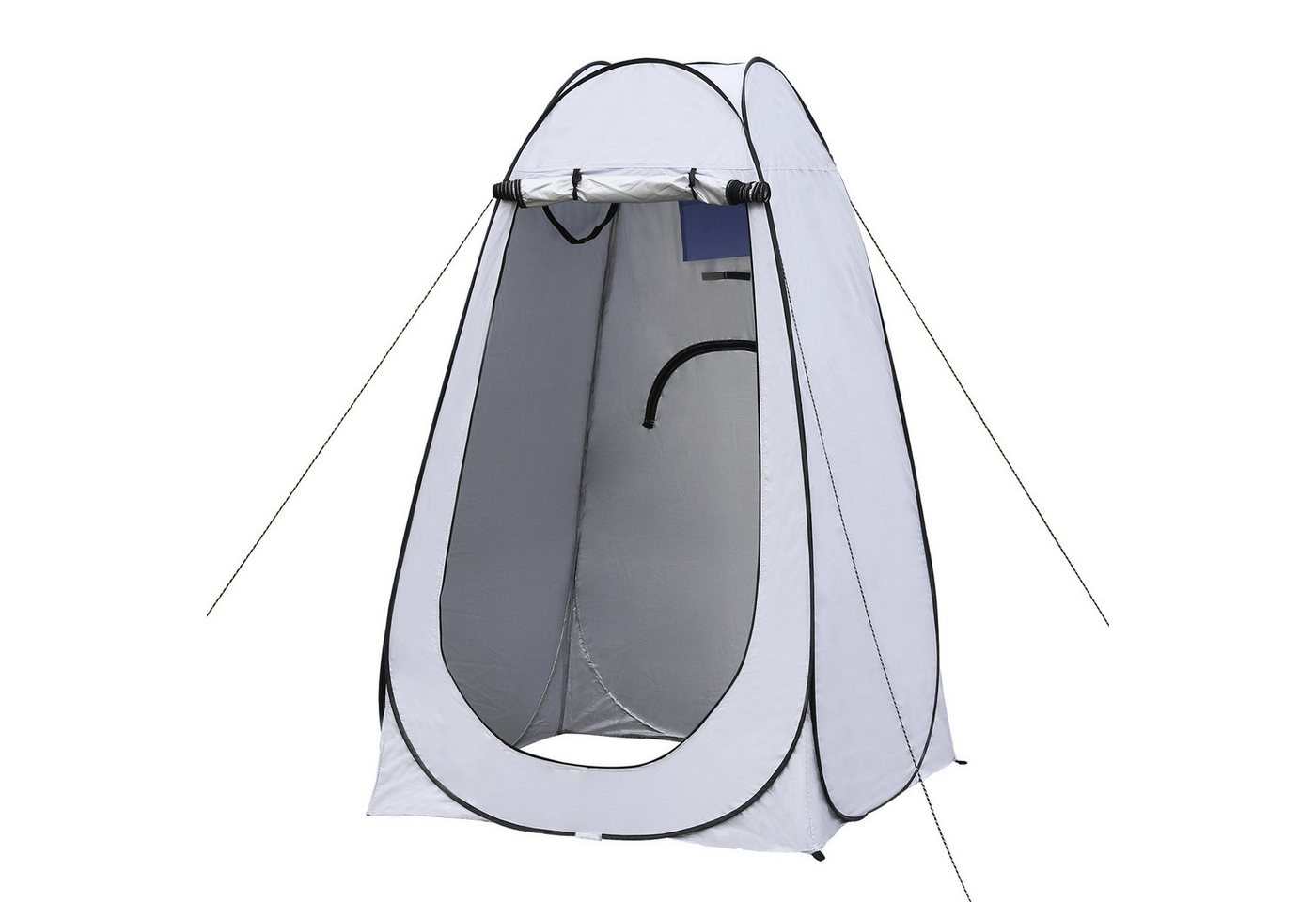 CLIPOP Faltzelt 120x120x190cm UV Schutz Faltzelt, Personen: 1, Pop-up Campingzelt Duschzelt mit Tragetasche von CLIPOP