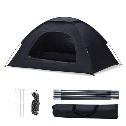CLIPOP Pop-Up-Zelt, wasserdicht, leicht, einlagig, Feder-Campingzelt für 3–4 Personen, einfacher Aufbau – für Strand, Wandern, Festival, Outdoor-Einsatz von CLIPOP