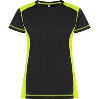 CLIQUE Ambition T-Shirt Damen 11 - schwarz/gelb high visiblility XXL von CLIQUE