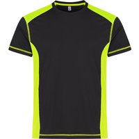 CLIQUE Ambition T-Shirt Herren 11 - schwarz/gelb high visibility XL von CLIQUE