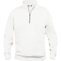 CLIQUE Basic 1/2-Zip Sweatshirt Herren 00 - weiß 3XL von CLIQUE