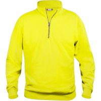 CLIQUE Basic 1/2-Zip Sweatshirt Herren 11 - visibility gelb 3XL von CLIQUE
