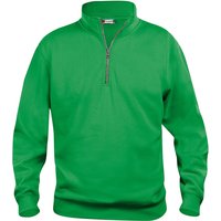 CLIQUE Basic 1/2-Zip Sweatshirt Herren 605 - apfelgrün L von CLIQUE