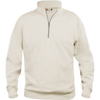 CLIQUE Basic 1/2-Zip Sweatshirt Herren 815 - helles beige 3XL von CLIQUE