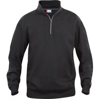 CLIQUE Basic 1/2-Zip Sweatshirt Herren 99 - schwarz L von CLIQUE