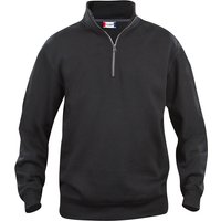 CLIQUE Basic 1/2-Zip Sweatshirt Herren 99 - schwarz XS von CLIQUE