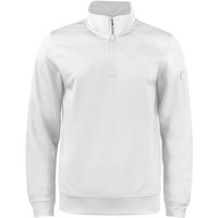 CLIQUE Basic Active 1/2-Zip Sweatshirt 00 - weiß XXL von CLIQUE