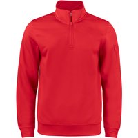 CLIQUE Basic Active 1/2-Zip Sweatshirt 35 - rot M von CLIQUE