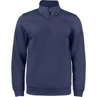 CLIQUE Basic Active 1/2-Zip Sweatshirt 580 - dunkelblau XS von CLIQUE