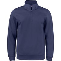 CLIQUE Basic Active 1/2-Zip Sweatshirt Kinder 580 - dunkelblau 140 cm von CLIQUE