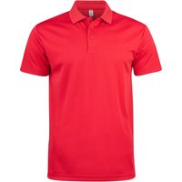 CLIQUE Basic Active Poloshirt Herren 35 - red M von CLIQUE