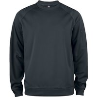 CLIQUE Basic Active Roundneck Sweatshirt 99 - schwarz 4XL von CLIQUE